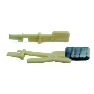 Pinza para sujeción de film rayos X