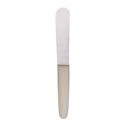 ESPATULA PARA ALGINATO ACERO INOX. (MANGO BLANCO)